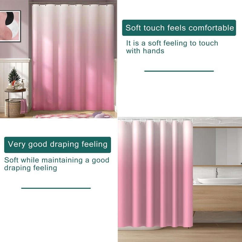 jssablo Shower Curtain Liner, 100% Waterproof Peva Shower Curtains with 3 Duty Heavy Bottom Magnets and 12 Rust Proof Grommets, 72x72 Weighted Shower Liner for Shower Stall, Bathtubs - Image 5